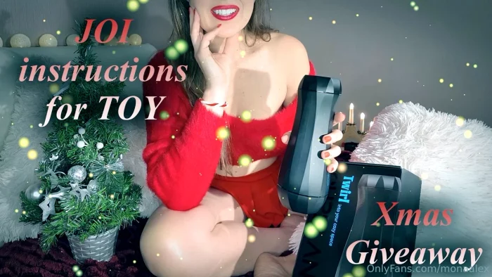 JOI Instructions For Toy Xmas Giveaway - MISS MONA / MONA ALEX - MP4