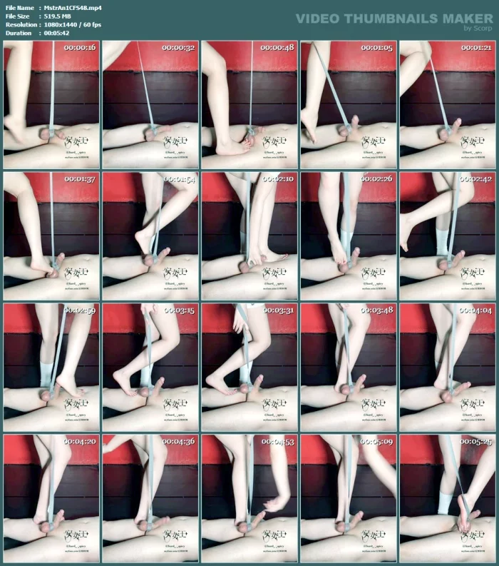 Red Wall Episode 5 Mistress Ann Tried To Tear His Vas Deferens And Balls With Bare Feet And A Strap - MISTRESS ANN - MP4