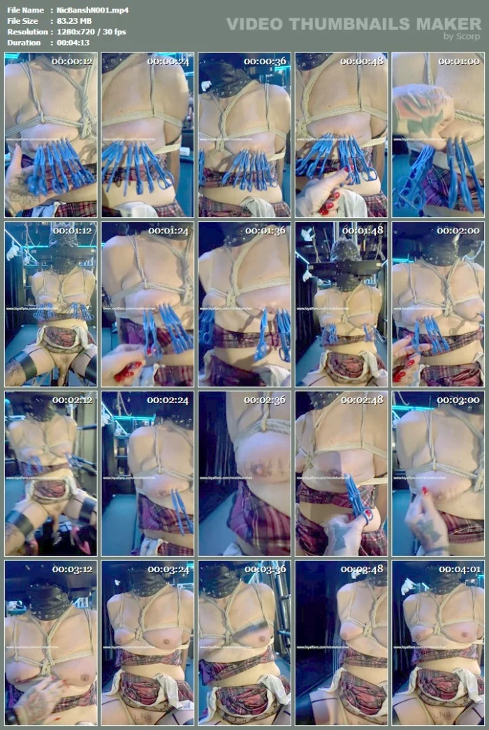 A Lot Of Clamps - NICOLE BANSHEE - MP4
