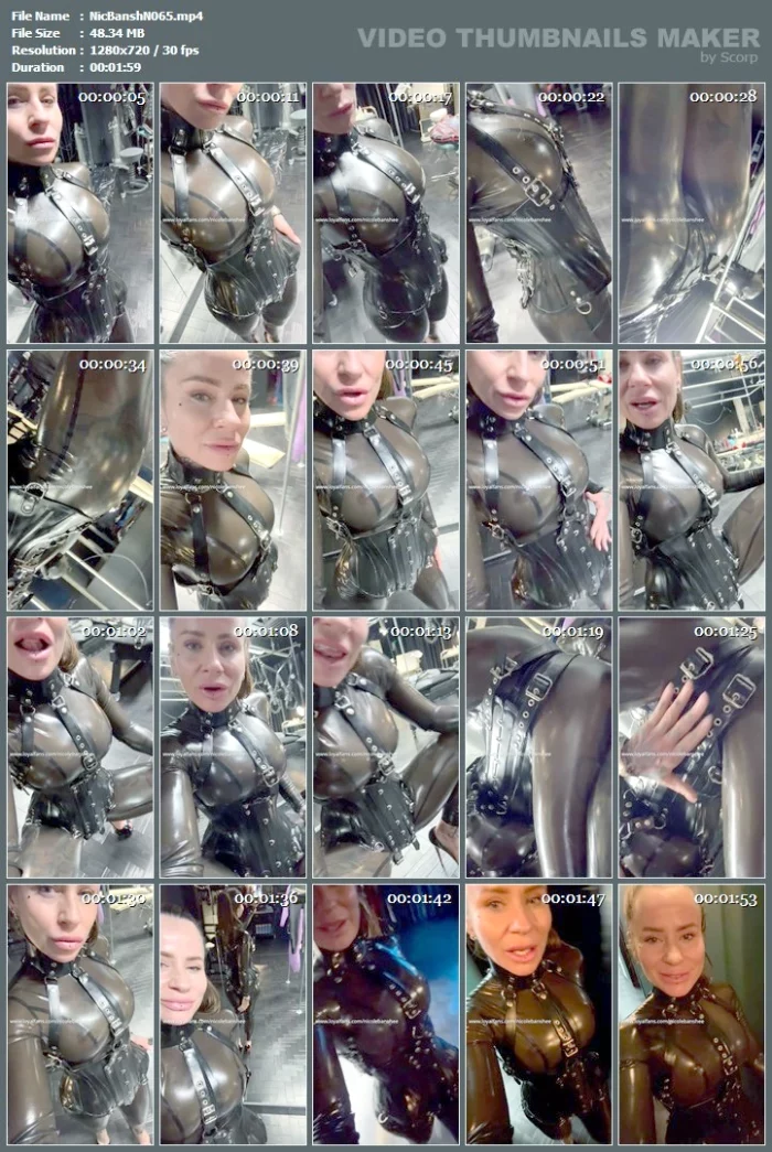 My New Latexcatsuit Fits Like A Glove - NICOLE BANSHEE - MP4