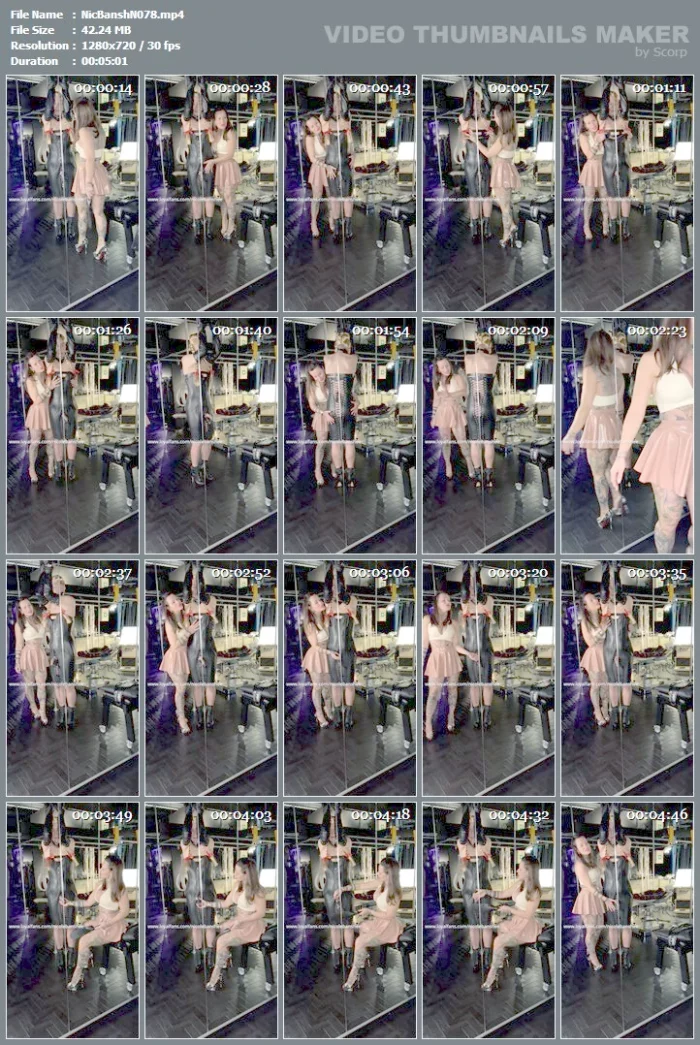 Playing With My Leather Sissy - NICOLE BANSHEE - MP4
