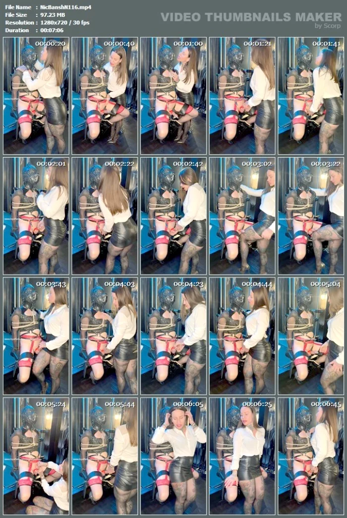 Tease & Denial Boy - NICOLE BANSHEE - MP4