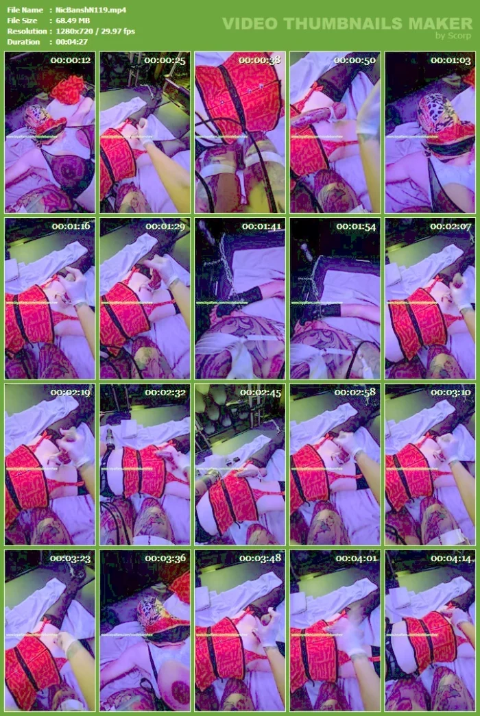 Tease & Denial Slave Treatment - NICOLE BANSHEE - MP4