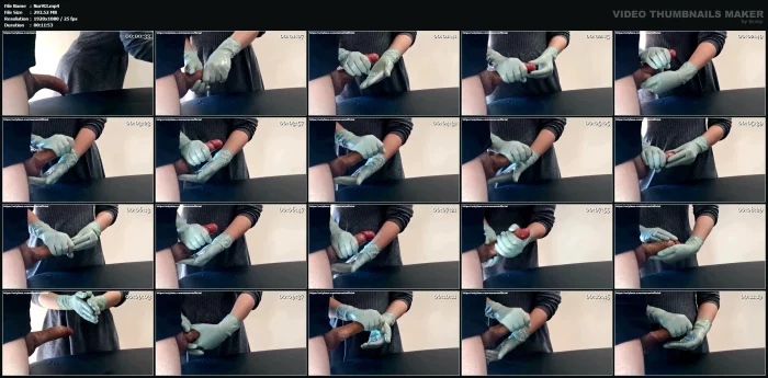 Nurse Green Gloves Handjob - NURSE VI - MP4