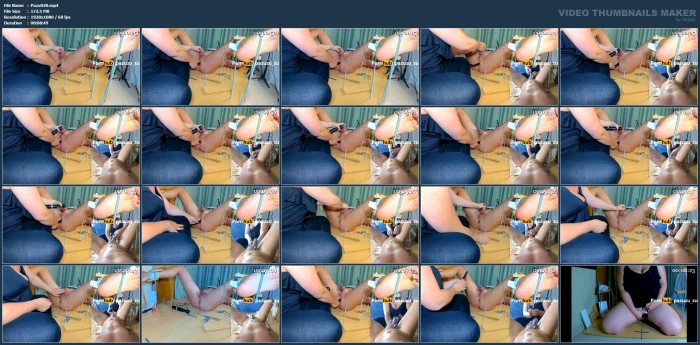 Chastity Slave Gets Anal Fuck Until He Cums In The Cage - PAZUZU_ZU - MP4