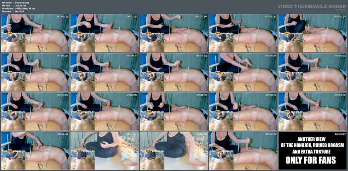 Wax Balls, Tease And Denial Handjob, Ruined Orgasm, Post Orgasm Tickling - PAZUZU_ZU - MP4