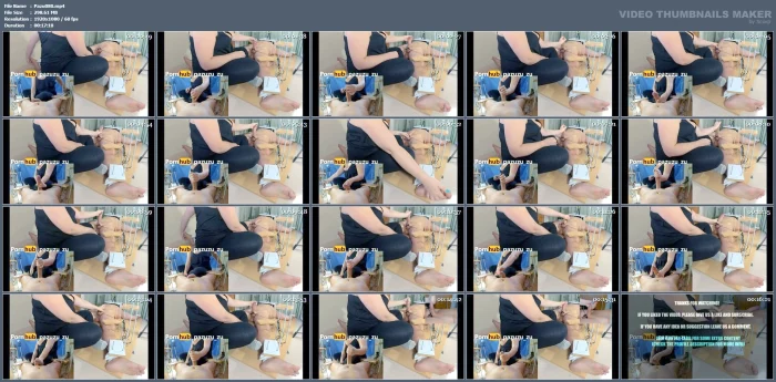 Amateur Femdom Tease And Denial Handjob - Feet Tickling Torture - Ruined Orgasm With Blocked Orgasm - PAZUZU_ZU - MP4