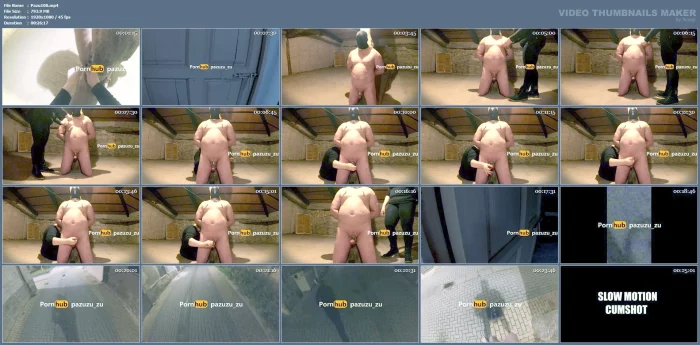 Femdom Dungeon Handjob With Ruined Orgasm And Naked Walk - PAZUZU_ZU - MP4