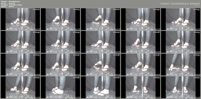 Cock Trample With Flip Flops - PLEASE TREAD ON ME - MP4