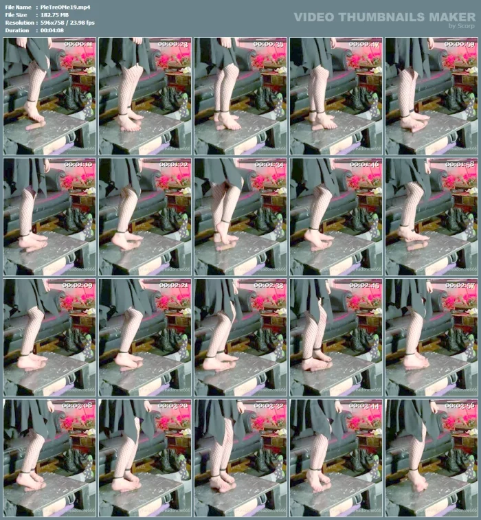 Goth Barefoot Cock Trample - PLEASE TREAD ON ME - MP4