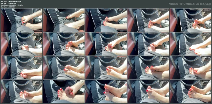 I Give You A Footjob In Your Car In Public - PLEASE TREAD ON ME - MP4