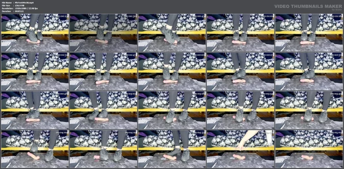 Sneaker Cock Crush With Hard Stomping While His Cock Erupts - PLEASE TREAD ON ME - MP4