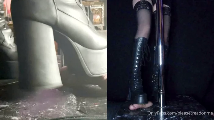 Split Screen From An Old Video - PLEASE TREAD ON ME - MP4