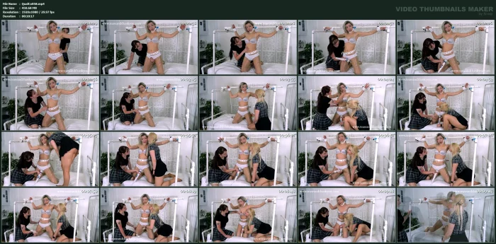 Allie Heart, Mandy Marx, Violet - Surprise Brat Girl Scene - QUALITYCONTROL / TEASEANDTHANKYOU - MP4