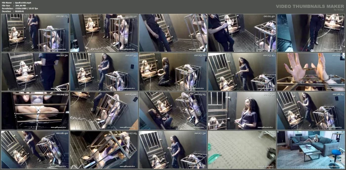Kitty, Morgan, Skylar - Confinement Vibrator Frenzy - QUALITYCONTROL / TEASEANDTHANKYOU - MP4