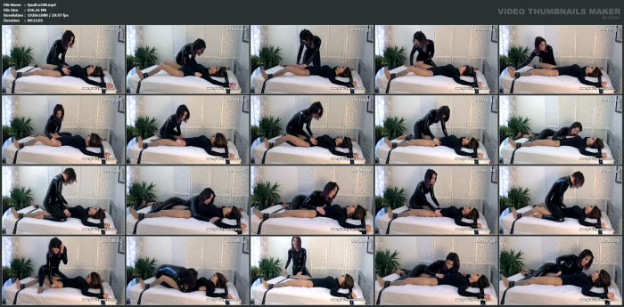 Joy, Kat Turner - Black Straps Bed - QUALITYCONTROL / TEASEANDTHANKYOU - MP4
