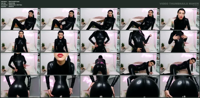 Sensual Latex Worship And JOI - QUEEN CARMELLA - MP4