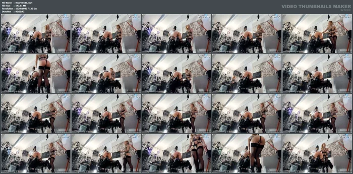 Encouraging Bisex - Move To The Bench And Don't Use The Teeth! - REGINA MILANO DOM / MISTRESS REGINA - MP4