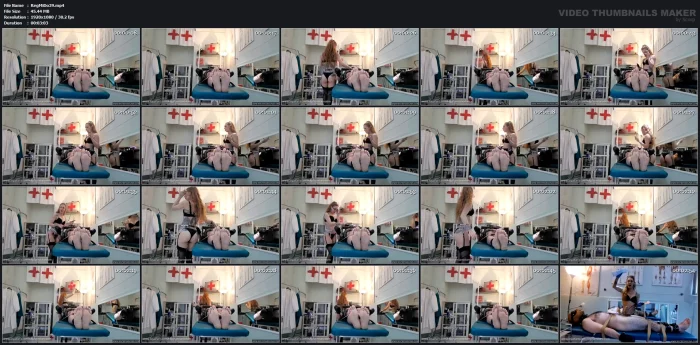The Patient Part 1 Electro Therapy Preparing For Tickling. Backstage - REGINA MILANO DOM / MISTRESS REGINA - MP4