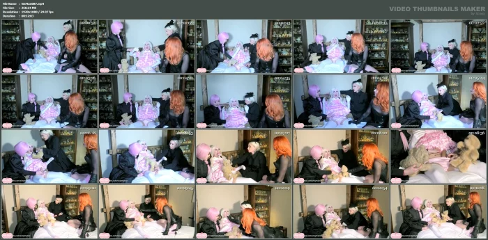 Sissy Doll Playtime - Miss Patricia, Goddess Titania And Ava Von Medisin - SISSY MANOR - MP4