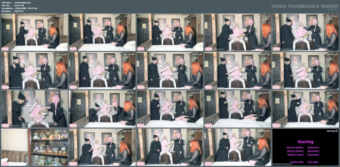 Sissy Dolly - Miss Patricia, Goddess Titania And Miss Ava Von Medisin - SISSY MANOR - MP4