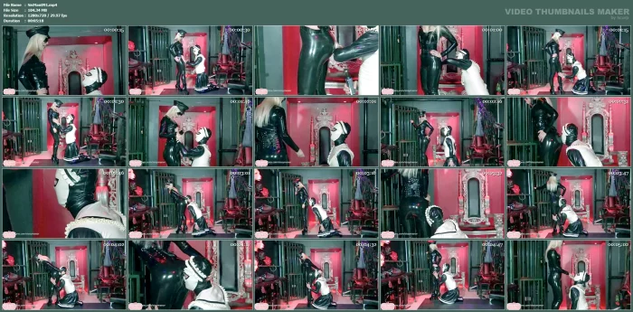 Sissy Latex Worship - Mistress Wildfire - SISSY MANOR - MP4