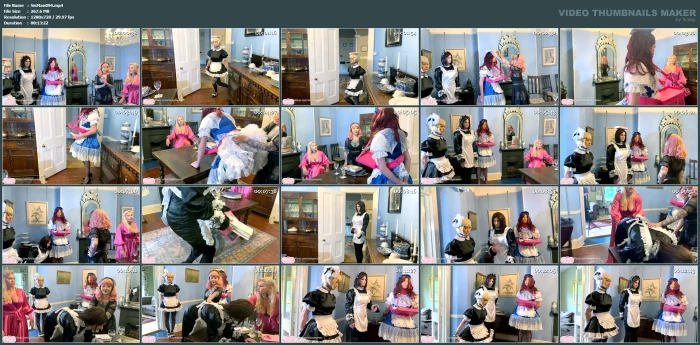 Sissy Maid Training Part 2 - Ava Von Medisin And Ms Patricia - SISSY MANOR - MP4