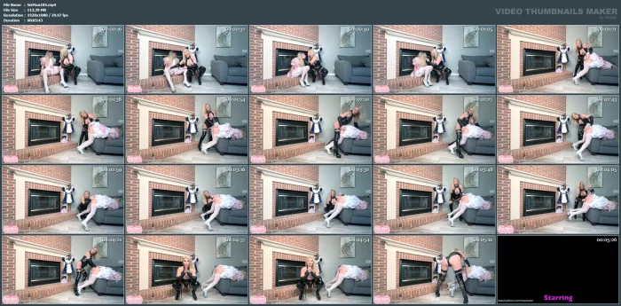 Sissy Sashas Spanking - Lady Sara Borgia - SISSY MANOR - MP4