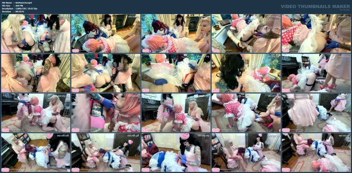 Slut Training Part 2 - Ava Von Medisin And Miss Patricia - SISSY MANOR - MP4