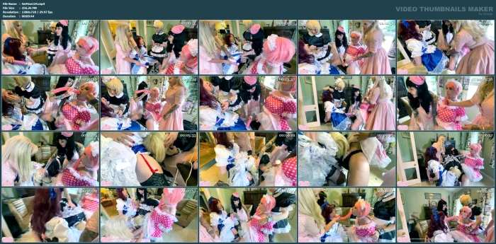 Teasing, Sucking And Bondage - SISSY MANOR - MP4