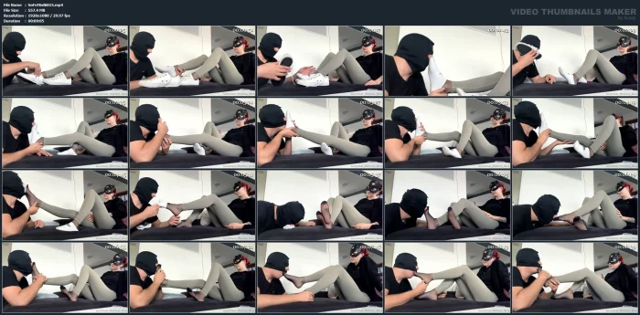 Come And Smell Me My Slave - SOCKSFEET MISTRESS NINA - MP4