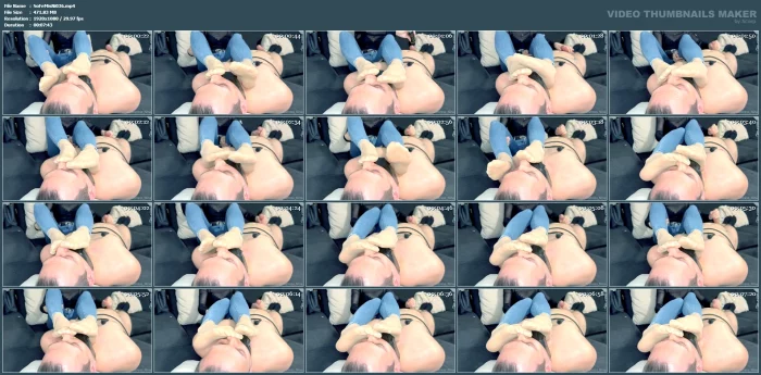 How I Love It When My Slave Is Submissive - SOCKSFEET MISTRESS NINA - MP4