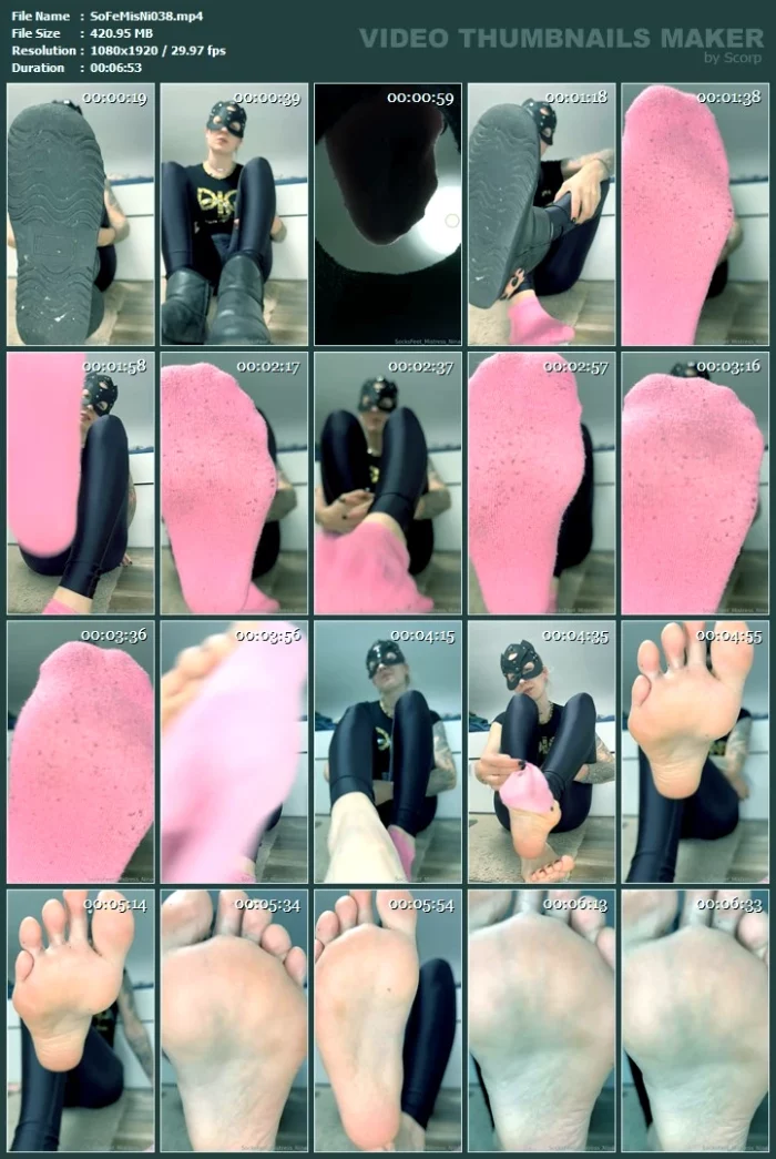 How I Love It When You Smell My Feet Intensely - SOCKSFEET MISTRESS NINA - MP4
