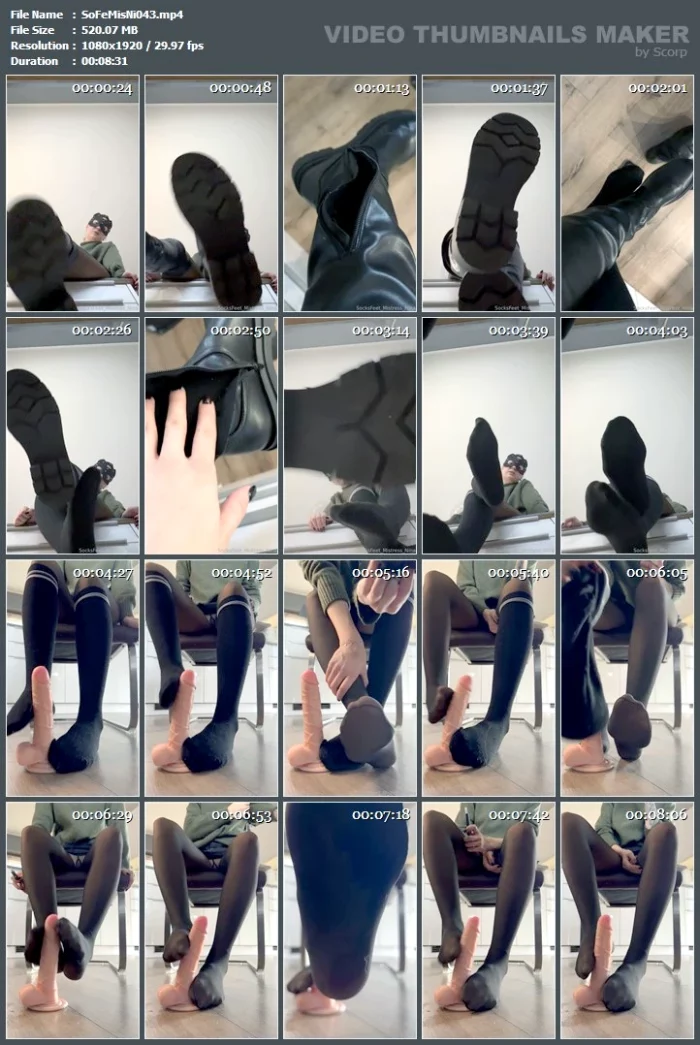 If I Say Lie Down And Don't Smell, You Have To Stick To It! - SOCKSFEET MISTRESS NINA - MP4