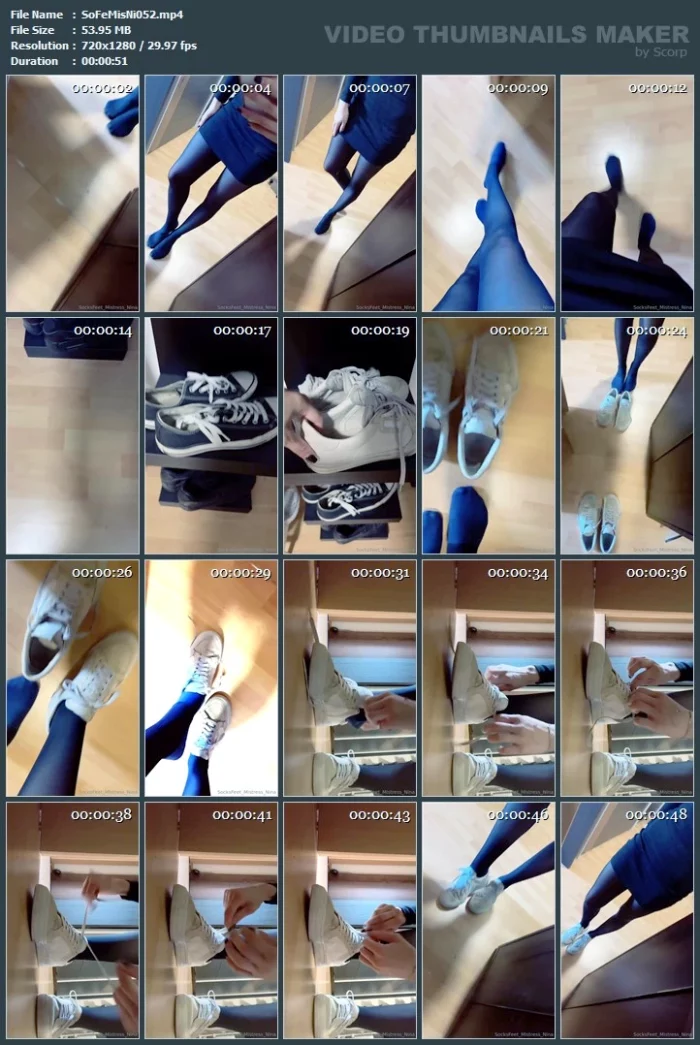 I Just Want To Relax And Put My Feet In Your Face - SOCKSFEET MISTRESS NINA - MP4
