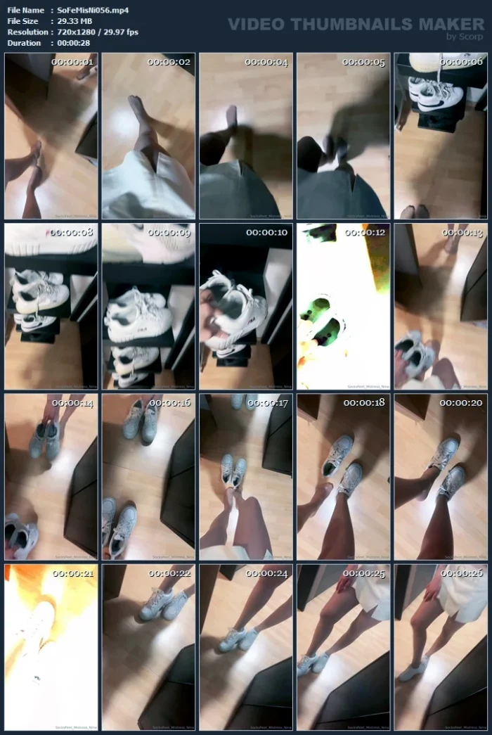 I Know You're Getting Weak With My Sweet Nylon Feet - SOCKSFEET MISTRESS NINA - MP4