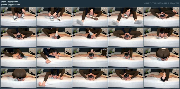 My Smelly And Sweaty Feet My Slave Gets To Smell Today - SOCKSFEET MISTRESS NINA - MP4