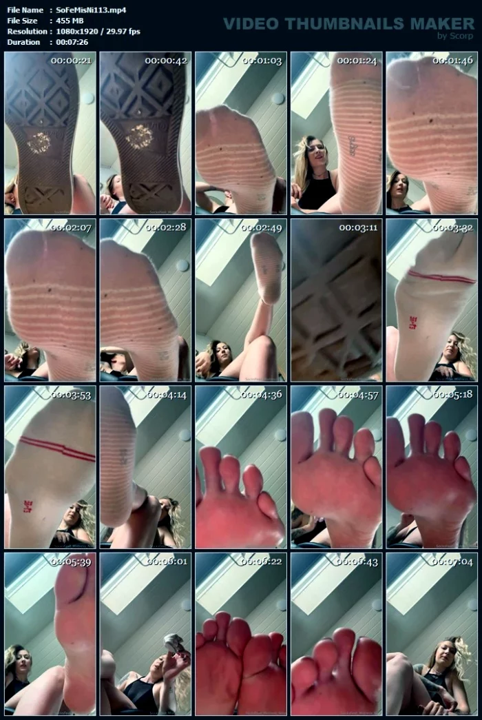 Open Your Mouth, Slave! Swallow My Spit - Then Sniff My Feet Like A Good Slave! - SOCKSFEET MISTRESS NINA - MP4