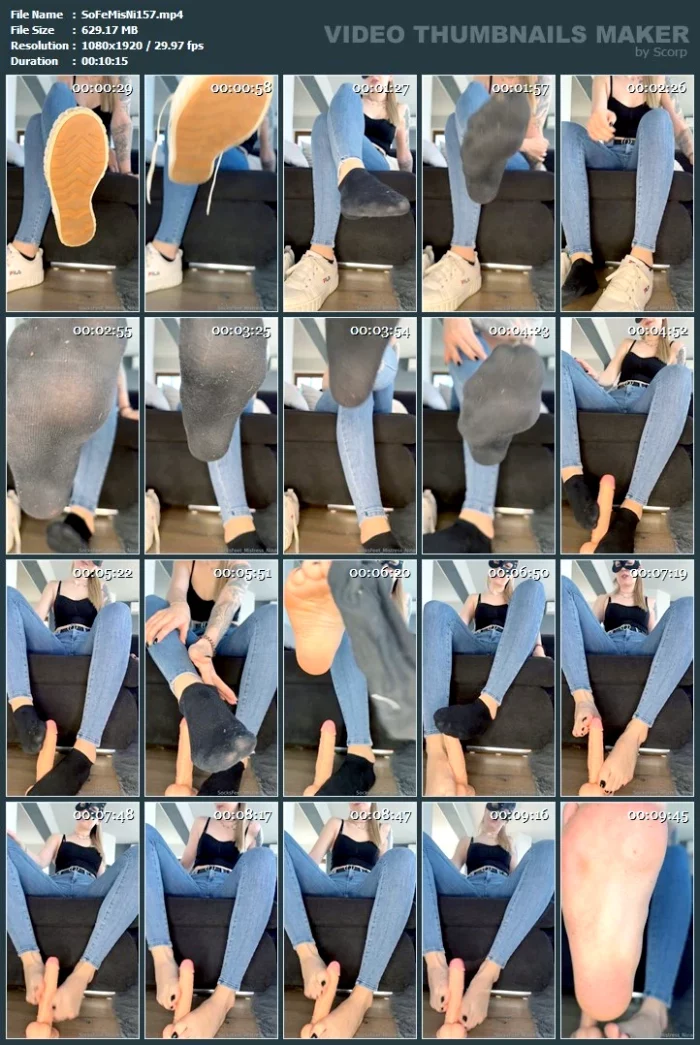 You Lie Down On The Floor And Clean My Soles, Did We Understand Each Other! - SOCKSFEET MISTRESS NINA - MP4