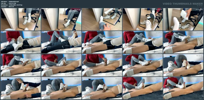 Giving A Wild Moaning Sockjob For You - STILLSINNING ISABELA - MP4
