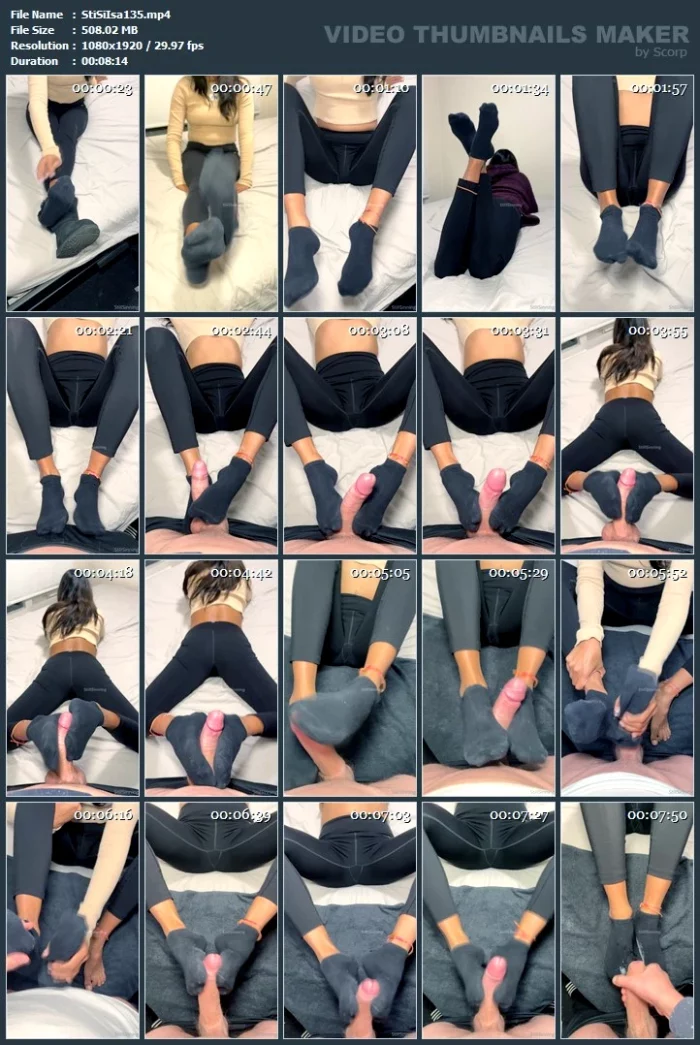 My Dirty Black Ankle Socks Are Made For Your Cum - STILLSINNING ISABELA - MP4