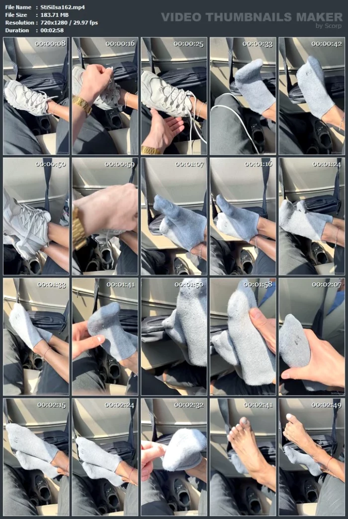 Shoe Removal Taxi Edition - STILLSINNING ISABELA - MP4