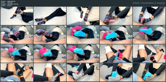 Yoga Babe Drains You With All Her Workout Socks - STILLSINNING ISABELA - MP4
