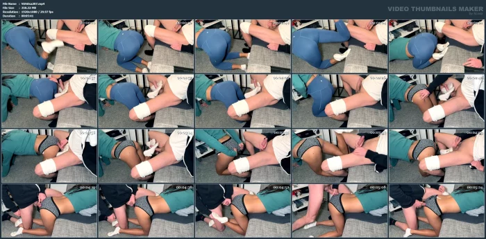 Yoga Session... But With A Sockjob Instead - STILLSINNING ISABELA - MP4