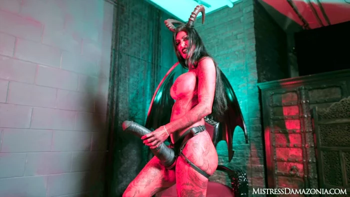 Worship Purgatory's Cock - MISTRESS DAMAZONIA - MP4