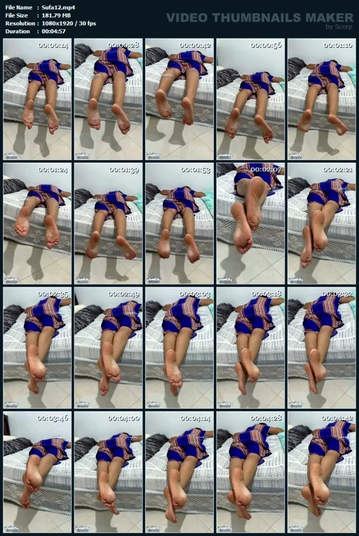 Fatima - Wide Fleshy Feet Of A True Arabian Princess Pose 2 - SUFALIA - MP4