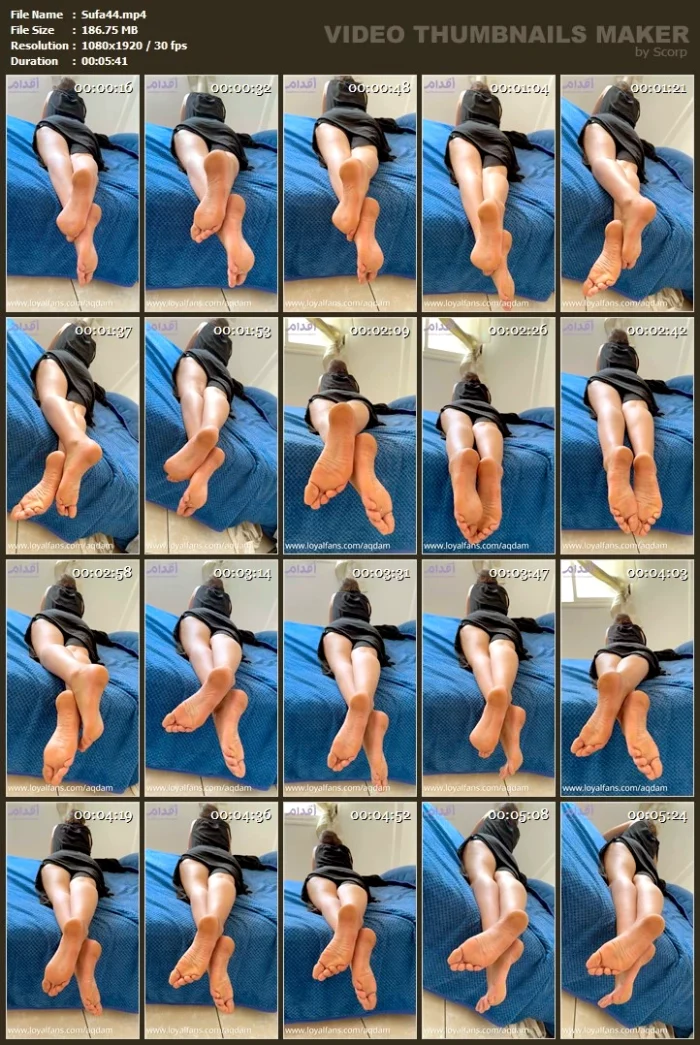 Yasmine - Dirty Long Soles Pose 2 - SUFALIA - MP4