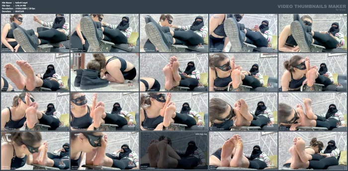 Yasmine - Worship Tall Arabian With Long Toes - SUFALIA - MP4