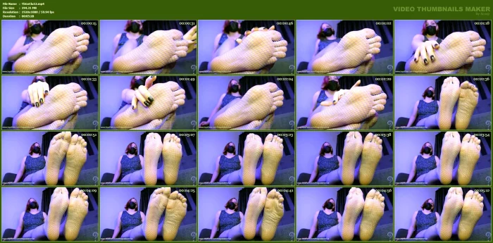 Fishnet Foot Drone - THE GODDESS CLUE - MP4