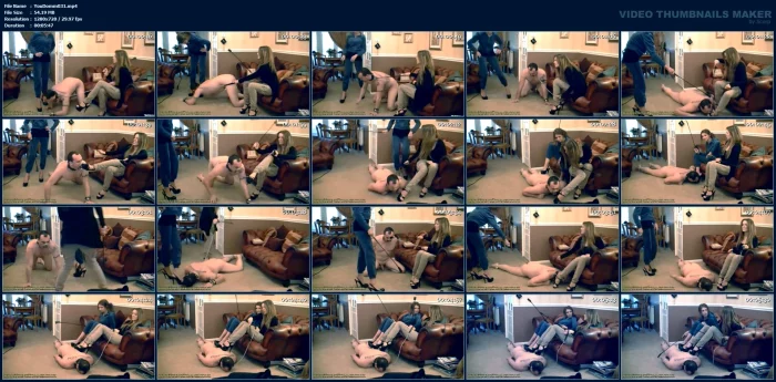 Becky Kate Shoe Licking - YOUNG DOMMES - MP4